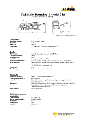 Пересувні грохоти Backers 2-ha
