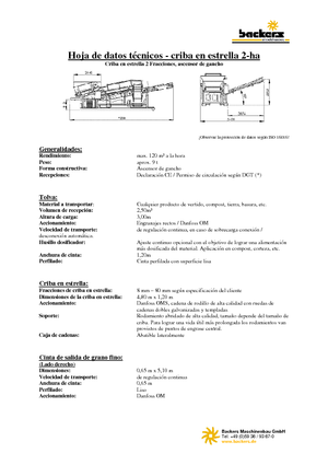 Пересувні грохоти Backers 2-ha