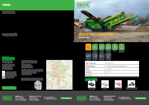 Пересувні грохоти RESTA TH1