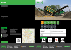 Пересувні грохоти RESTA TH2