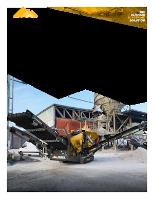 Пересувні грохоти IROCK  TS-409