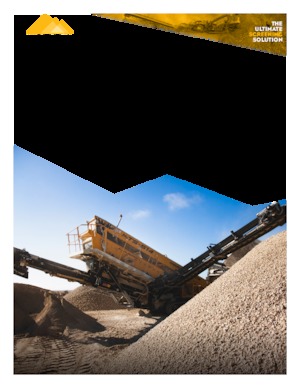 Пересувні грохоти IROCK  TS-514 TD