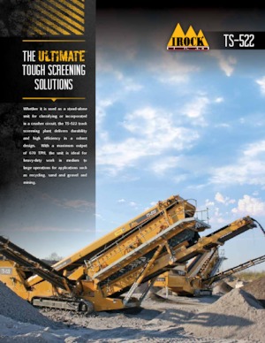 Пересувні грохоти IROCK  TS-522