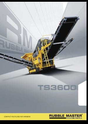 Пересувні грохоти Rubble Master TS3600