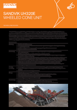 Пересувні грохоти Sandvik UH320E