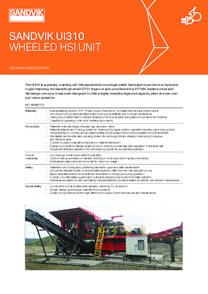 Пересувні грохоти Sandvik UI310 HSI