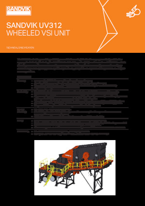 Пересувні грохоти Sandvik UV210 VSI