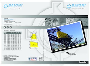 Пересувні грохоти Baioni W150/4