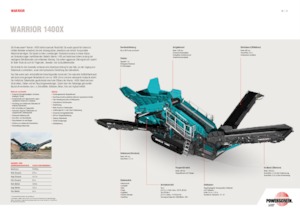 Пересувні грохоти Powerscreen Warrior 1400X