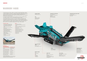 Пересувні грохоти Powerscreen Warrior 1400X