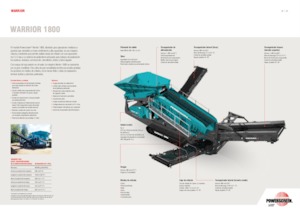 Пересувні грохоти Powerscreen Warrior 1800