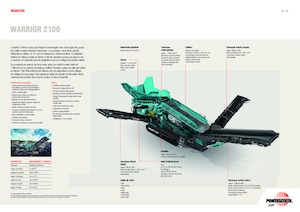 Пересувні грохоти Powerscreen Warrior 2100