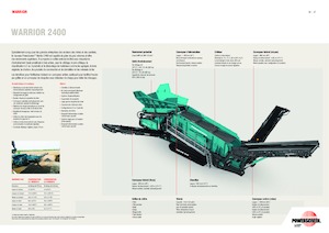 Пересувні грохоти Powerscreen Warrior 2400