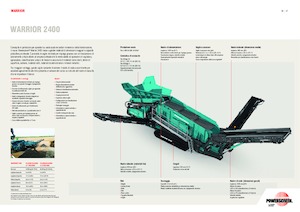 Пересувні грохоти Powerscreen Warrior 2400