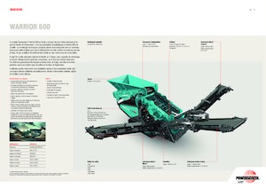 Пересувні грохоти Powerscreen Warrior 600