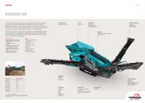 Пересувні грохоти Powerscreen WARRIOR 800