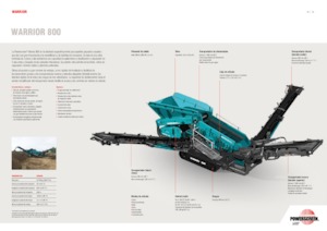 Пересувні грохоти Powerscreen WARRIOR 800