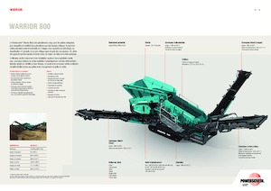 Пересувні грохоти Powerscreen WARRIOR 800