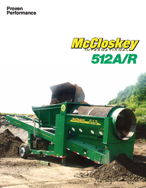 Пересувні сортувальні грохоти з барабаном McCloskey 512A