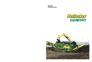 Пересувні сортувальні грохоти з барабаном McCloskey 512RET