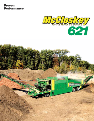 Пересувні сортувальні грохоти з барабаном McCloskey 621