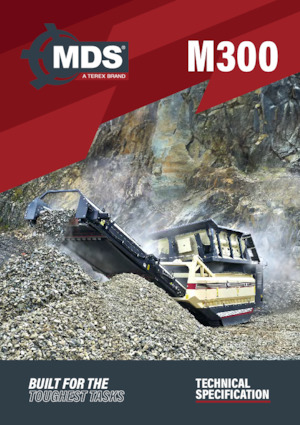 Пересувні сортувальні грохоти з барабаном MDS M300 