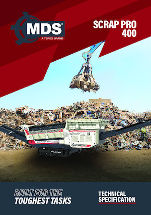 Пересувні сортувальні грохоти з барабаном MDS Scrap Pro 400