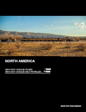 Модульні вантажні причепи Goldhofer THP/DR