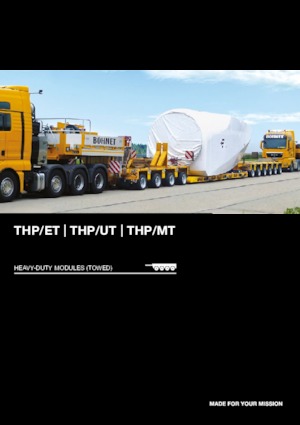 Модульні вантажні причепи Goldhofer THP/ET