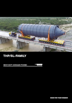 Модульні вантажні причепи Goldhofer THP/SL 1800