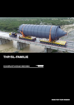 Модульні вантажні причепи Goldhofer THP/SL