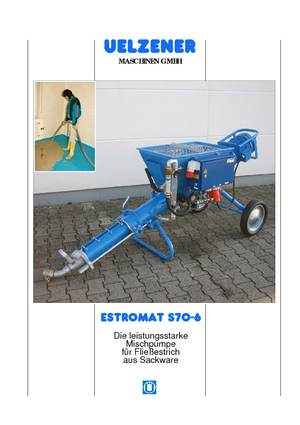 Насоси для змішування Uelzener Estromat S 70-6