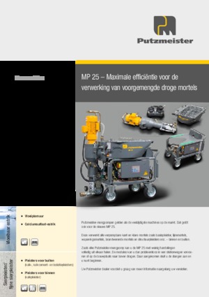 Насоси для змішування Putzmeister MP 25 