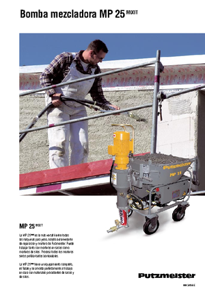 Насоси для змішування Putzmeister MP 25 Mixit JP-WP/D5K