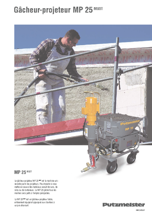 Насоси для змішування Putzmeister MP 25 Mixit JP-WP/D5K