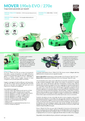 Обладнання для розпилення розчину та транспортування Imer Mover 270eb WT