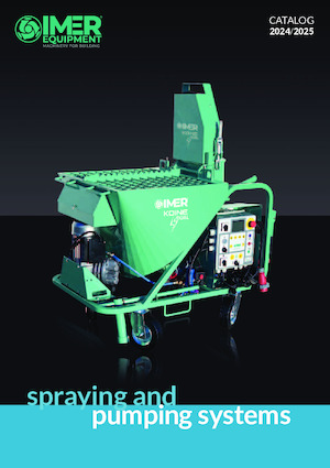 Обладнання для розпилення розчину та транспортування Imer Small 50 Evo