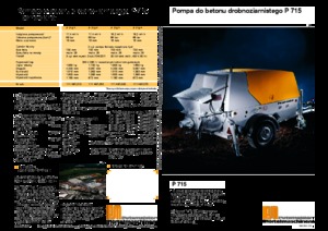 стаціонарні насоси для подачі бетону Putzmeister P 715 TD