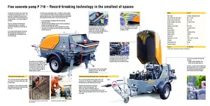 стаціонарні насоси для подачі бетону Putzmeister P 718 TD