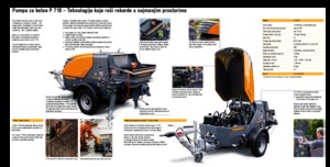 стаціонарні насоси для подачі бетону Putzmeister P 718 TD