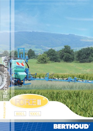 Обприскувачі польові Berthoud Force II 800