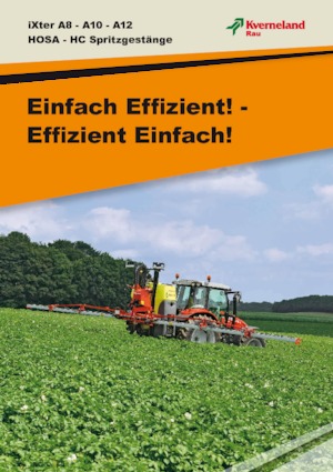 Обприскувачі польові Kverneland iXter A12