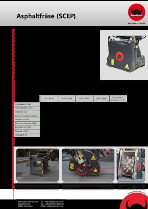 Установочні фрезерні головки (гідр.) SkanCraft SCEP15-600