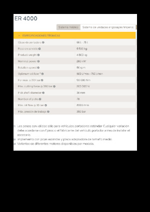 Установочні фрезерні головки (гідр.) Epiroc ER 4000