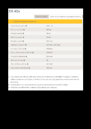 Установочні фрезерні головки (гідр.) Epiroc ER 40x