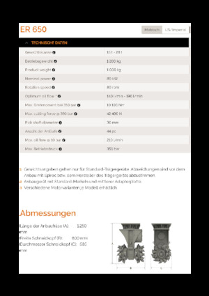 Установочні фрезерні головки (гідр.) Erkat ER 650