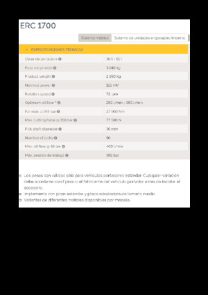 Установочні фрезерні головки (гідр.) Epiroc ERC 1700