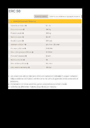 Установочні фрезерні головки (гідр.) Epiroc ERC 50