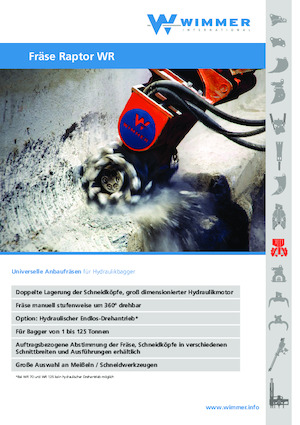 Установочні фрезерні головки (гідр.) WIMMER WR50