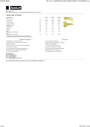 Установочні фрезерні головки (гідр.) Eickhoff ETH 30